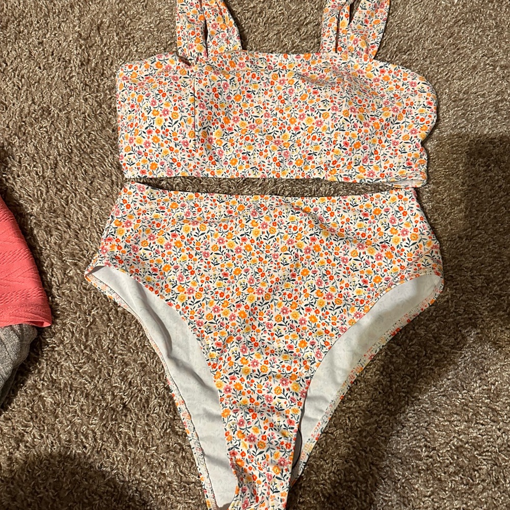 SHEIN Floral Bikini Set - Multicolor
